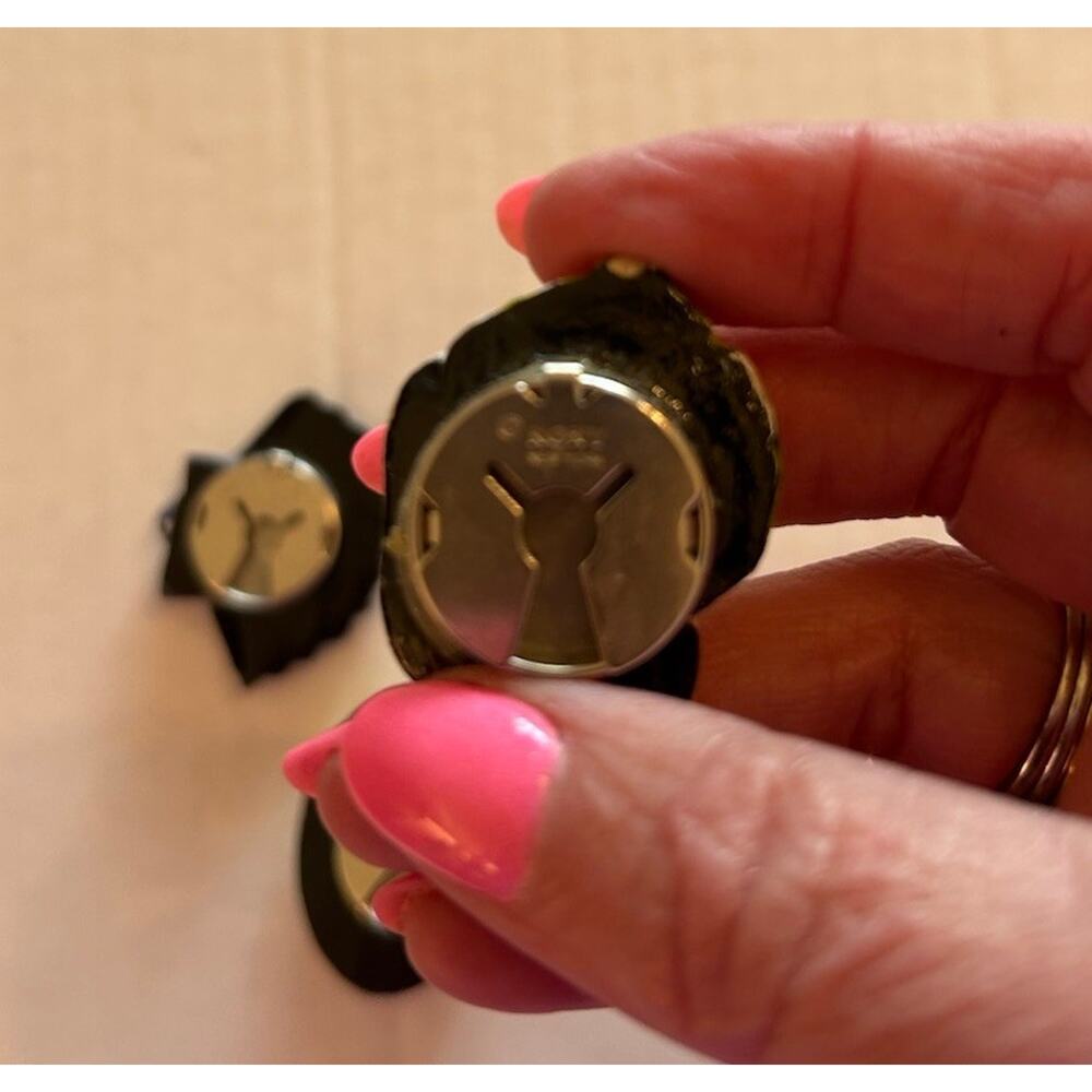 Vtg Lot of 3 NONY New York Scarf Clips Holder Various Shell Small Clip Retro MCM - Picture 4 of 8
